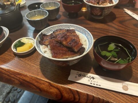 今日はうなぎ！