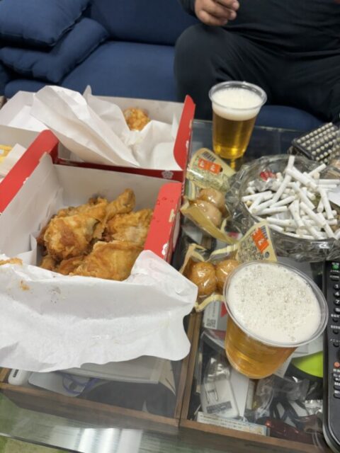 31日の昼ご飯🍻